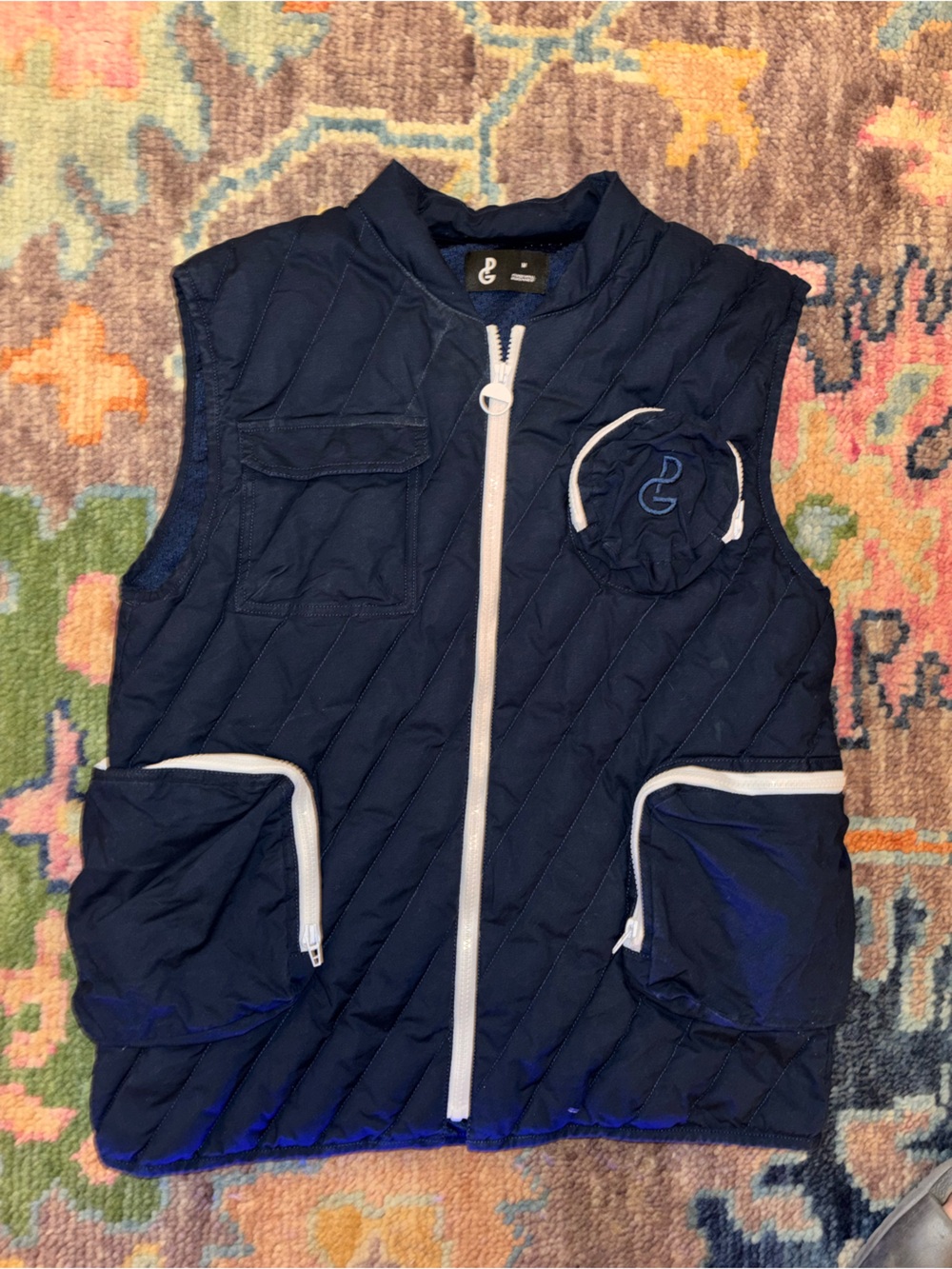 Fredo Bang | PG Navy Combat Gilet |  Medium